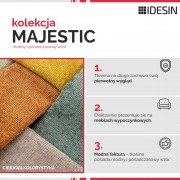 Tkanina Majestic 602 kość słoniowa