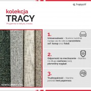 Tkanina Tracy 211.10 ciemnoszary multikolor